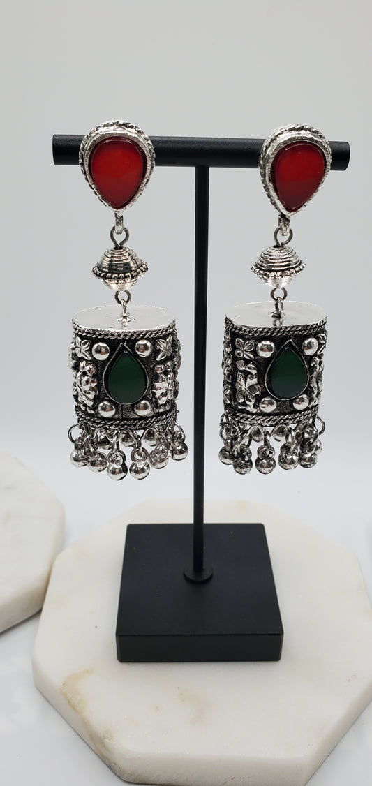 Ruby Kota Dangling Earrings